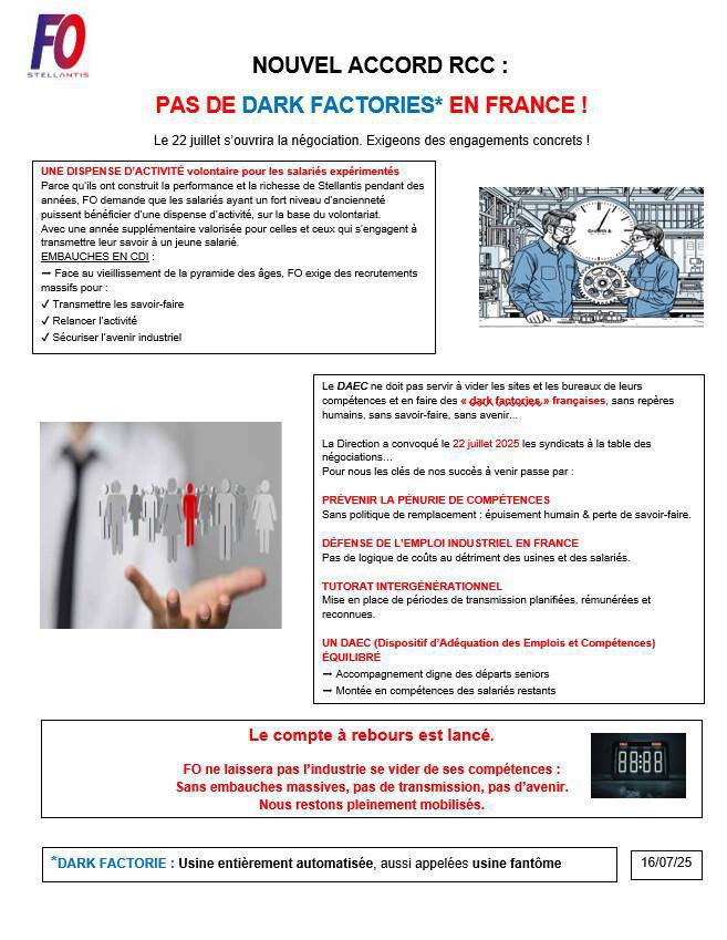 🔍 le compte à rebours ⏱️Accord RCC : RUPTURE CONVENTIONNELLE COLLECTIVE 🖊️