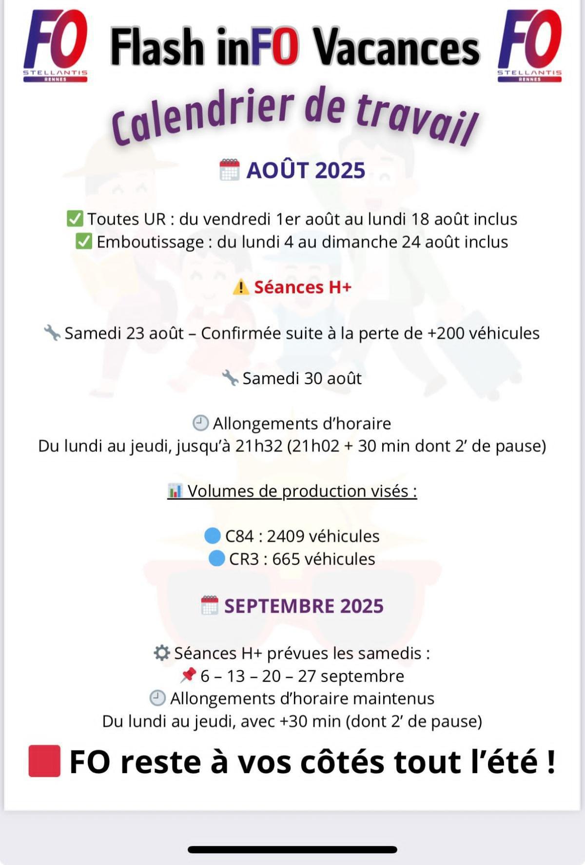 Flash inFO Vacances