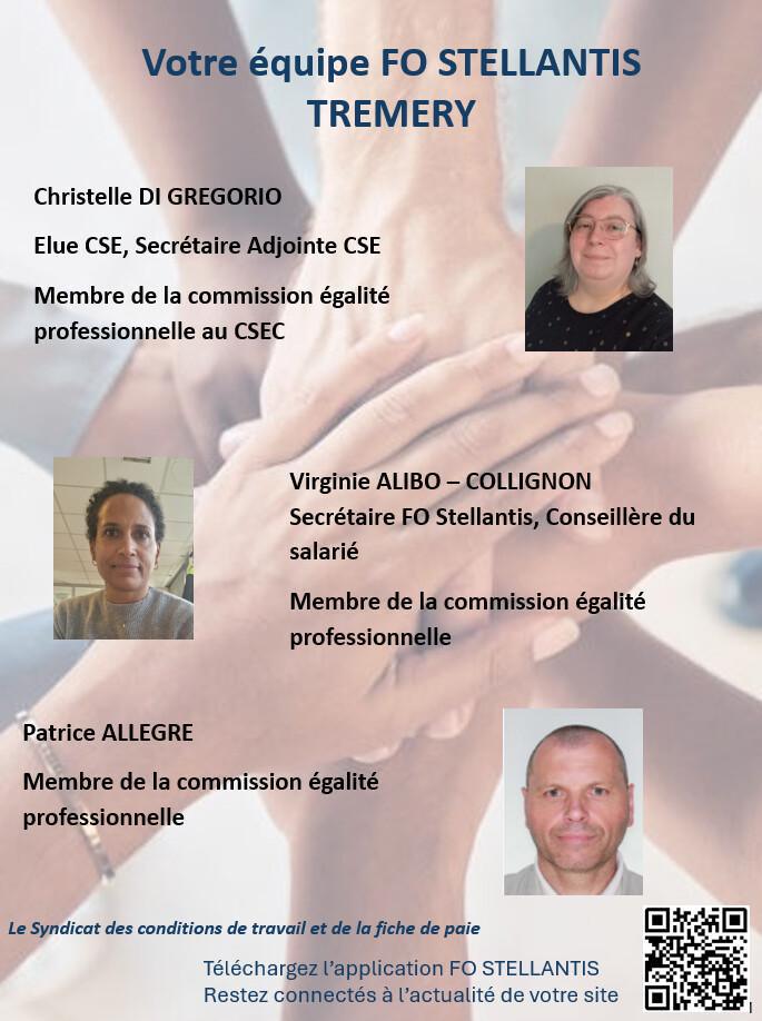 TREMERY : Votre équipe FO STELLANTIS