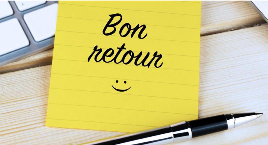 BON RETOUR À TOUS !