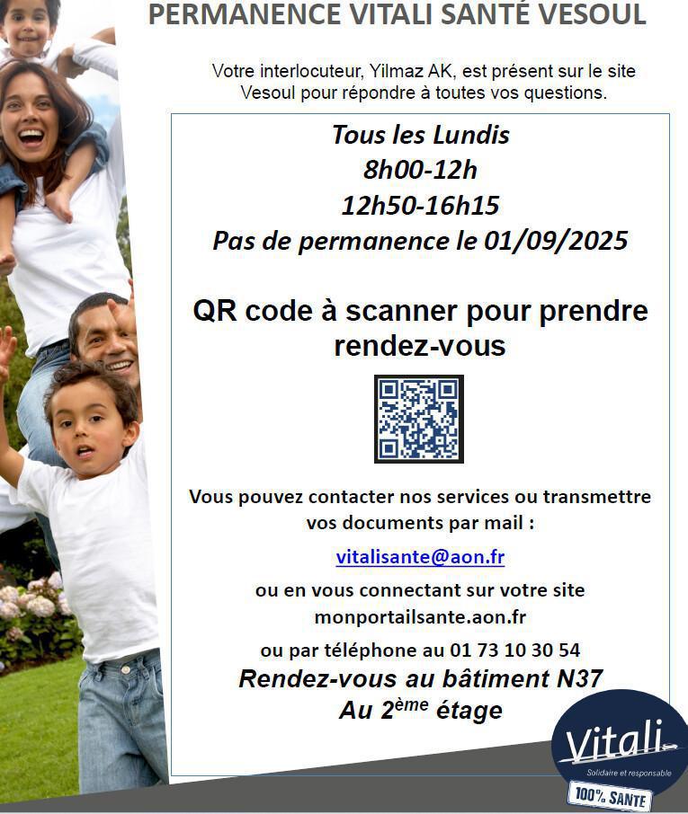 Permanences AON sur le site