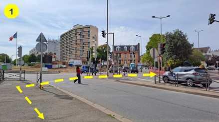 CAMPUS : Accès piétons au grEEn-campus est modifié en raison des travaux du carrefour Pigozzi 