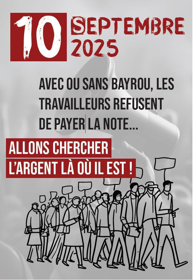 Tous en grève le 10 septembre !