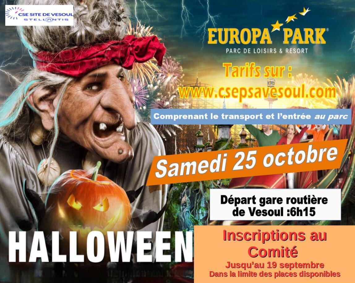 Sortie Europa Park Halloween
