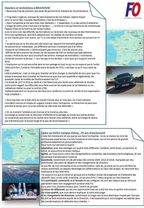 FO a donné la parole aux salariés de STELLANTIS🎤