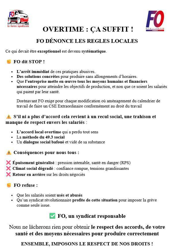 📢STOP AUX REGLES DE L'OVERTIME🛑🖐️