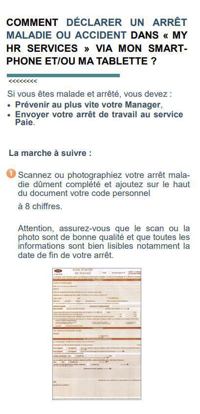 Comment envoyer un arrêt de travail depuis son téléphone portable