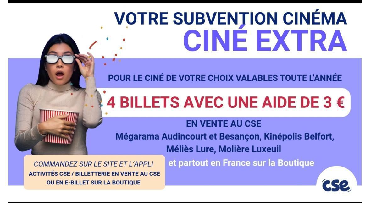 Nos évènements CSE de la semaine... 