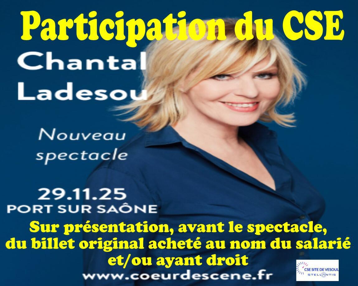 Participation du CSE pour le spectacle de Chantal LADESOU Participation du CSE pour le spectacle de Chantal LADESOU