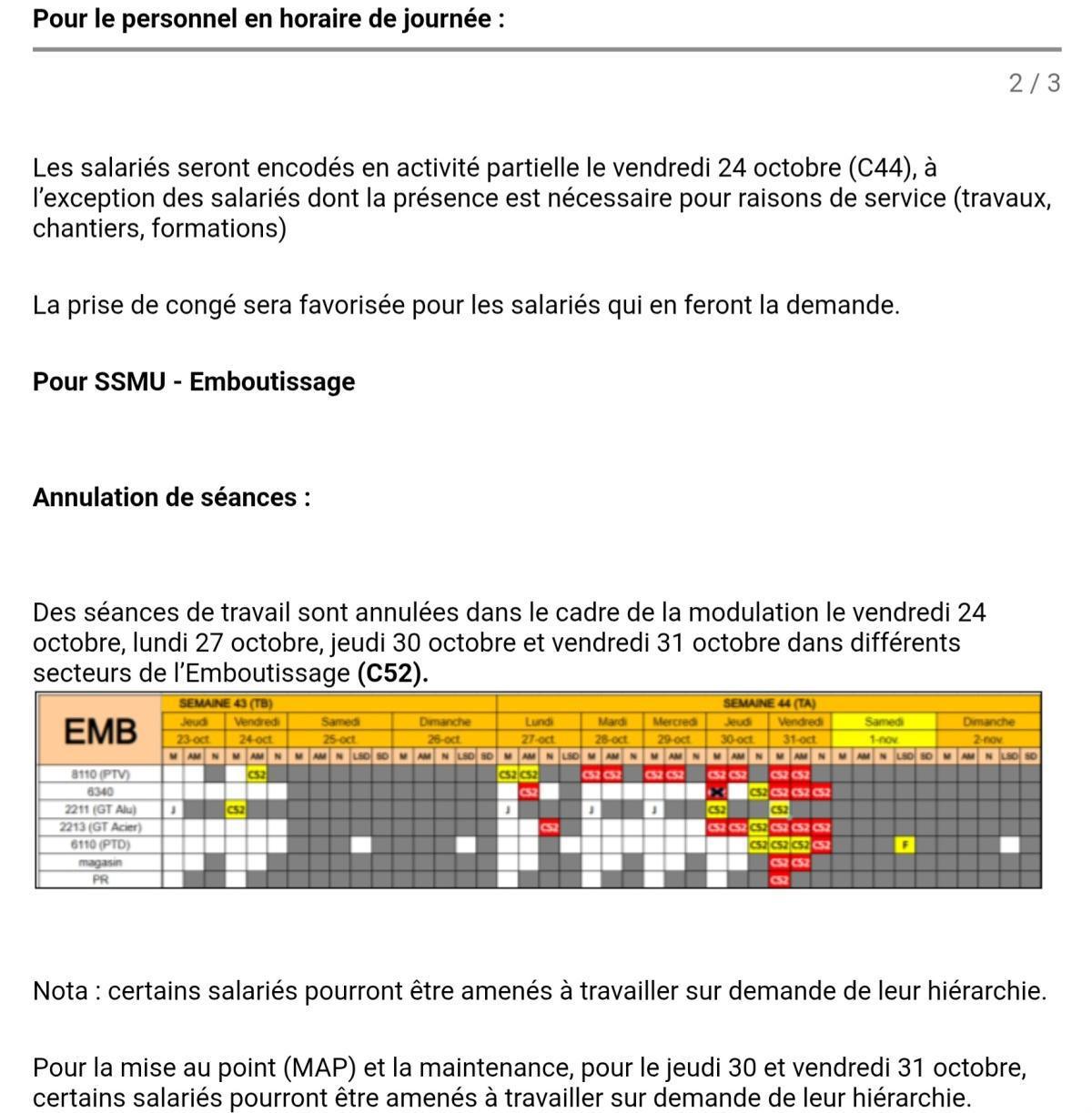 MU: CSE EXTRA DU 22 OCTOBRE 2025