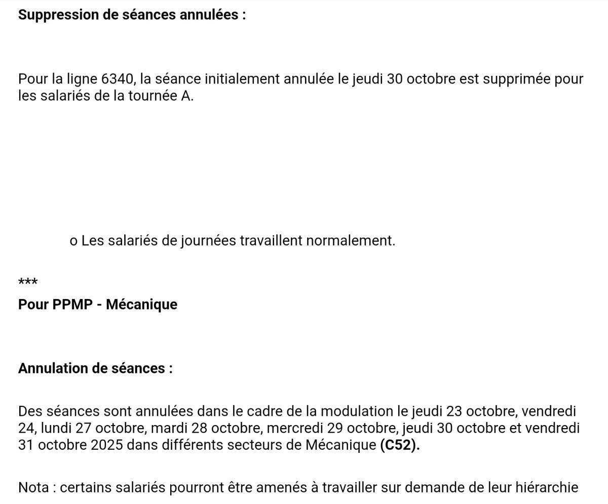 MU: CSE EXTRA DU 22 OCTOBRE 2025