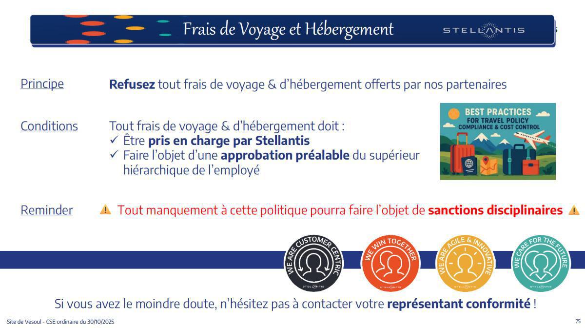 Quelques données et infos suite au CSE