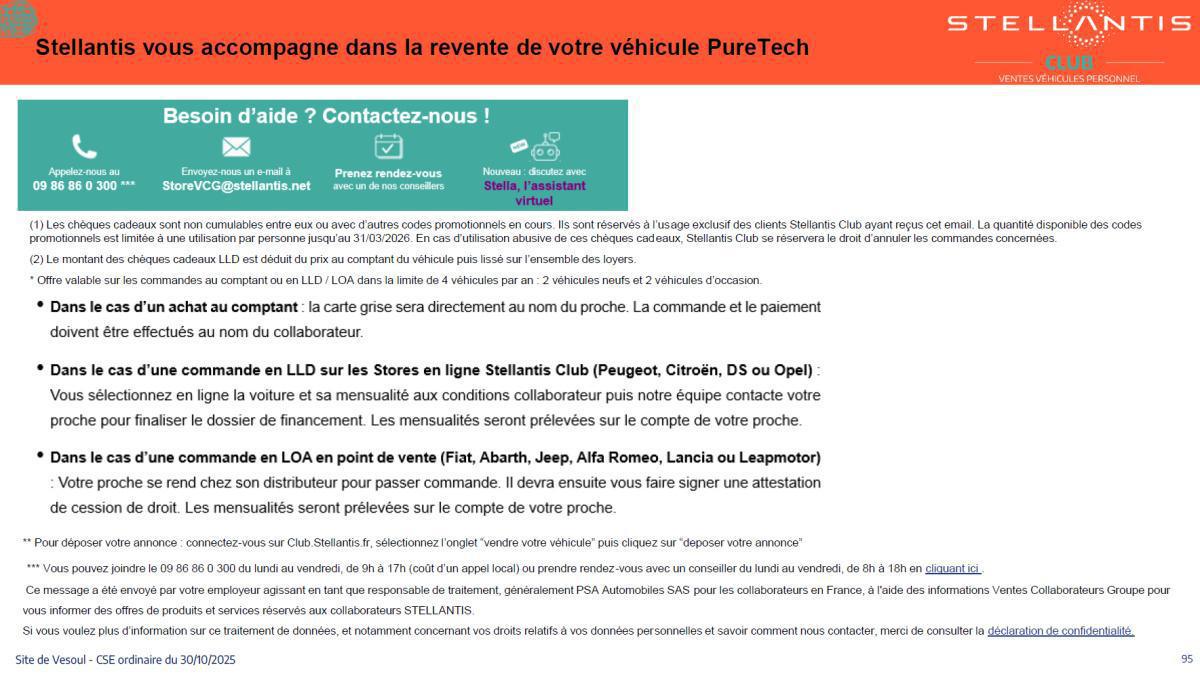 Quelques données et infos suite au CSE