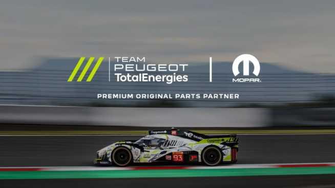 Mopar s'associe au Team Peugeot TotalEnergies dès 2026 pour le Championnat du Monde WEC FIA. Mopar s'associe au Team Peugeot TotalEnergies dès 2026 pour le Championnat du Monde WEC FIA.