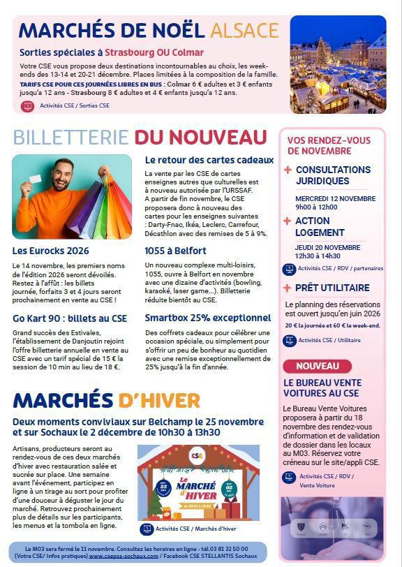 ..Les inFOs DE NOTRE CSE,