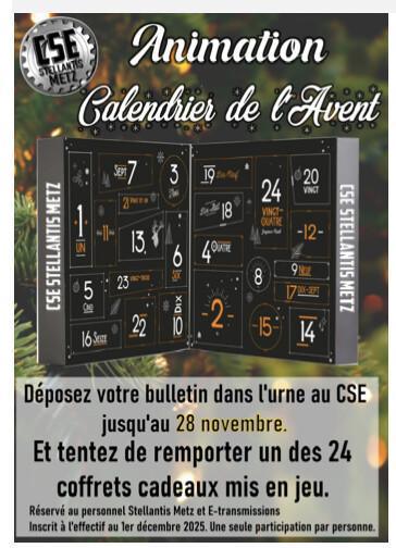 Animation Calendrier de l'avent