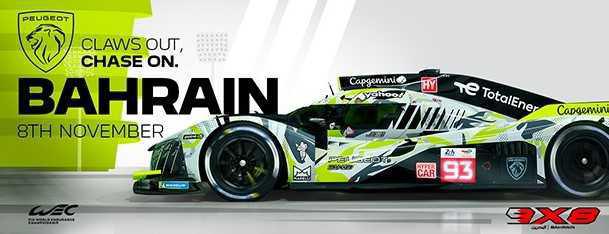 8 Heures de Bahreïn : Le Team Peugeot TotalEnergies veut conclure en beauté sa meilleure saison FIA WEC