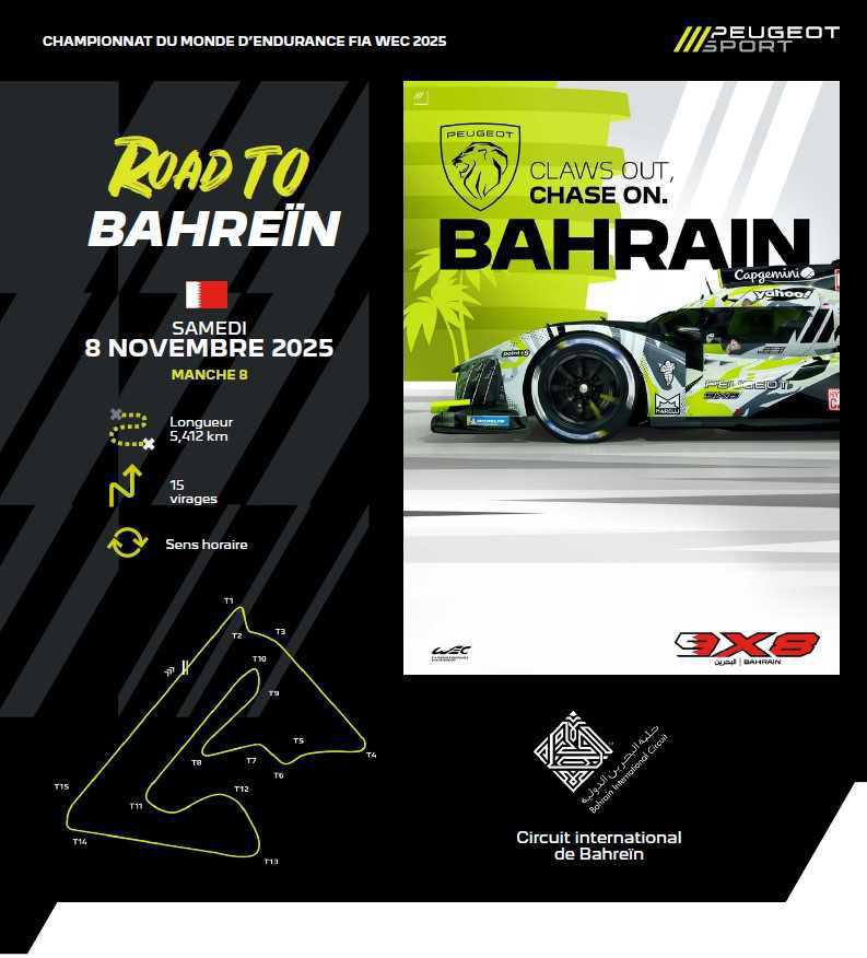 En route vers Bahreïn!! Championnat du monde d'endurance FIA WEC 2025. En route vers Bahreïn!! Championnat du monde d'endurance FIA WEC 2025.