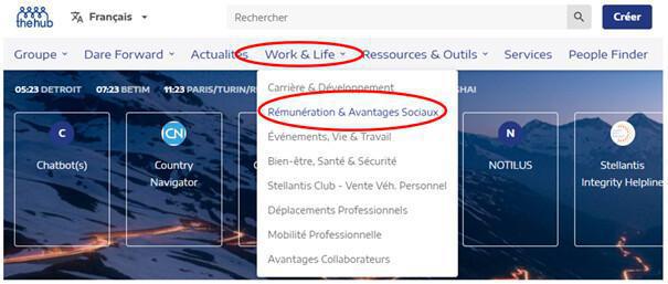 TUTO : Retrouver les avantages sociaux sur The Hub