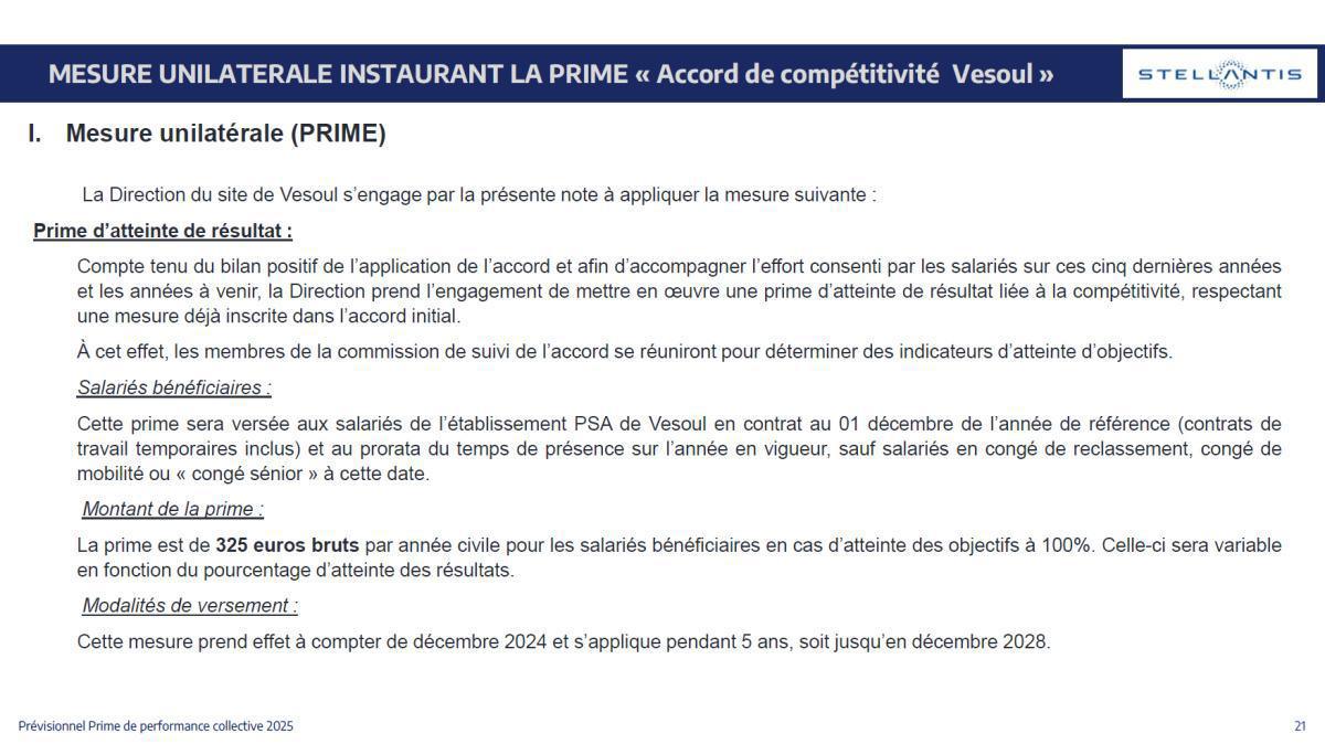 Prime de compétitivité