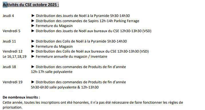 Compte-rendu CSE du 27 novembre 2025 Compte-rendu CSE du 27 novembre 2025