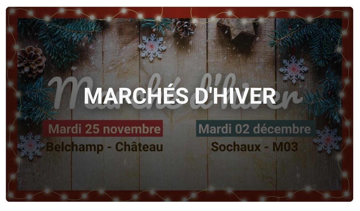 Votre MARCHÉ D'HIVER au CSE M03, le Mardi 02 Décembre...