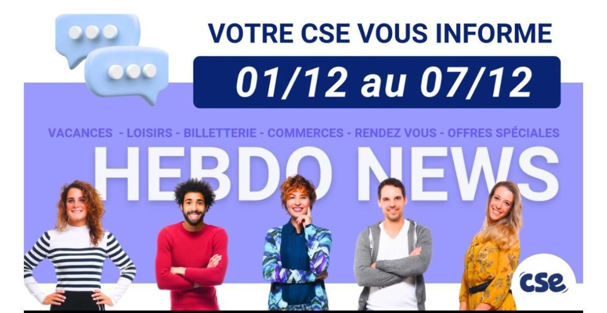 ...les inFOs CSE de la semaine 👌