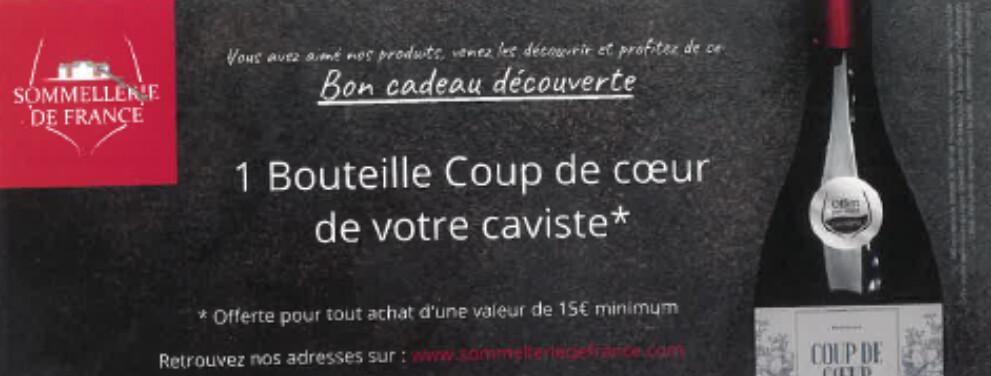 Offre sommellerie de France Offre sommellerie de France
