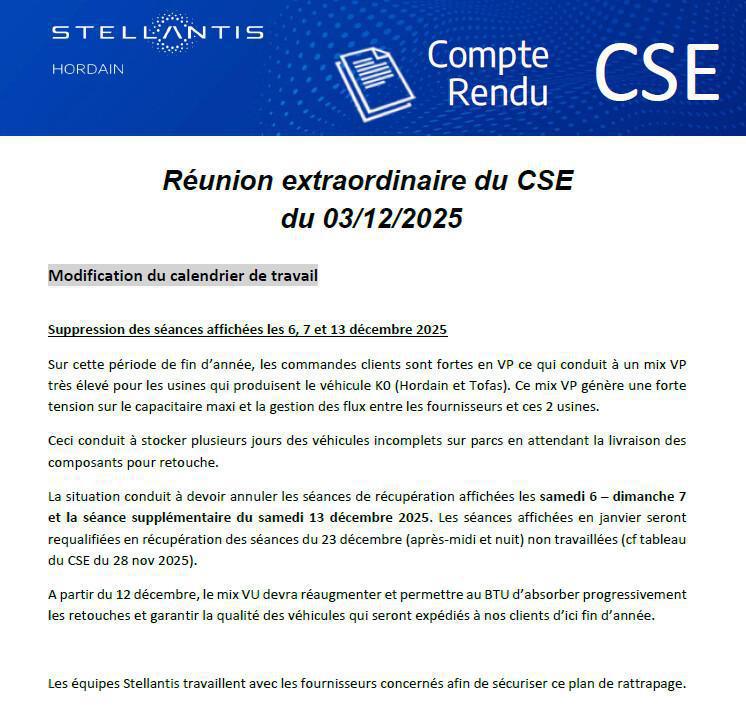 Compte-rendu CSE Extra 03/12/25