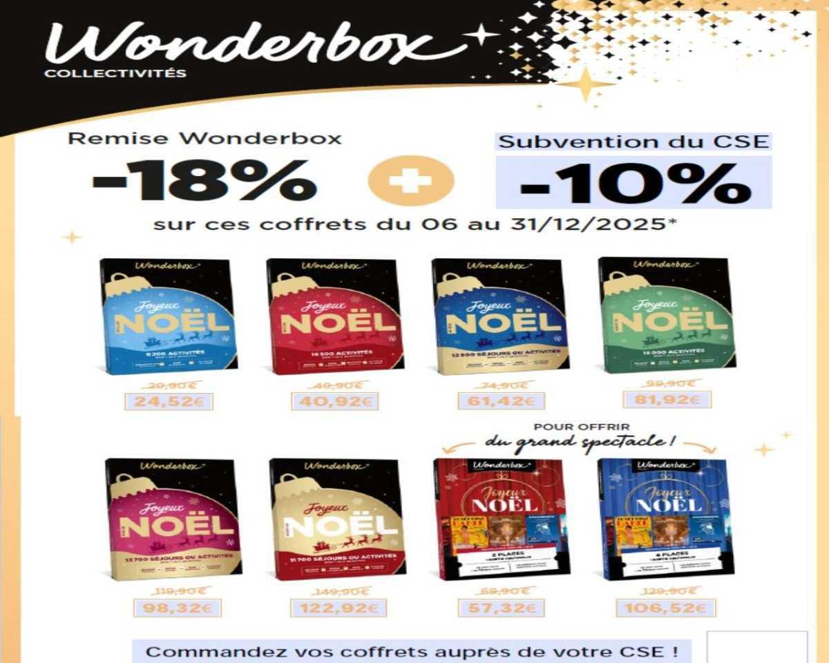 Offre Wonderbox