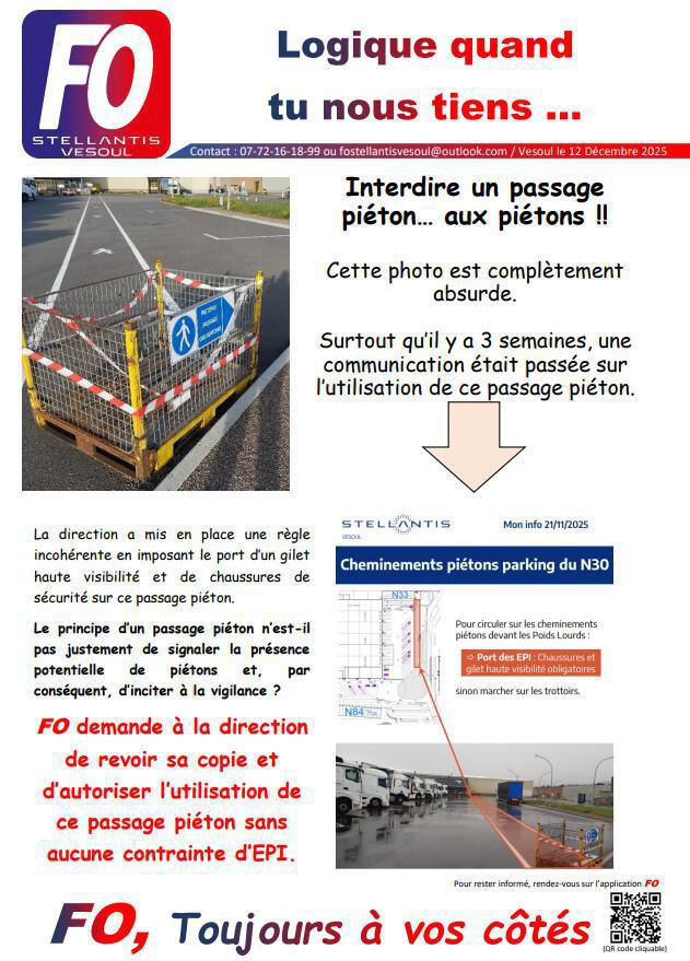 Logique quand tu nous tiens …