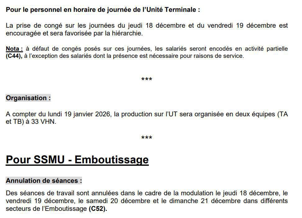 MU: CSE EXTRA DU 15/12/2025