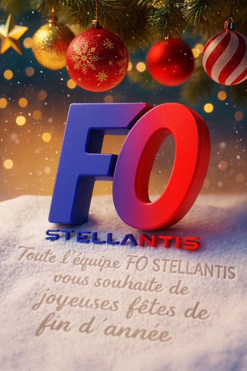 Fo Stellantis Metz vous souhaite de Joyeuses fêtes de fin d'année