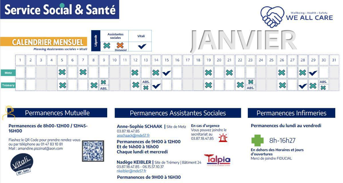  Permanences Assistante sociale et Vitali JANVIER 2026