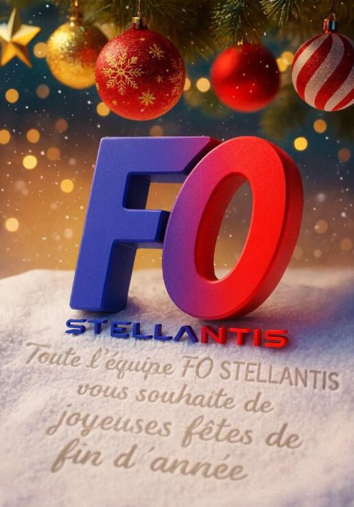 MU: FO STELLANTIS MULHOUSE vous souhaite de BONNES FETES DE FIN D'ANNEE 2025