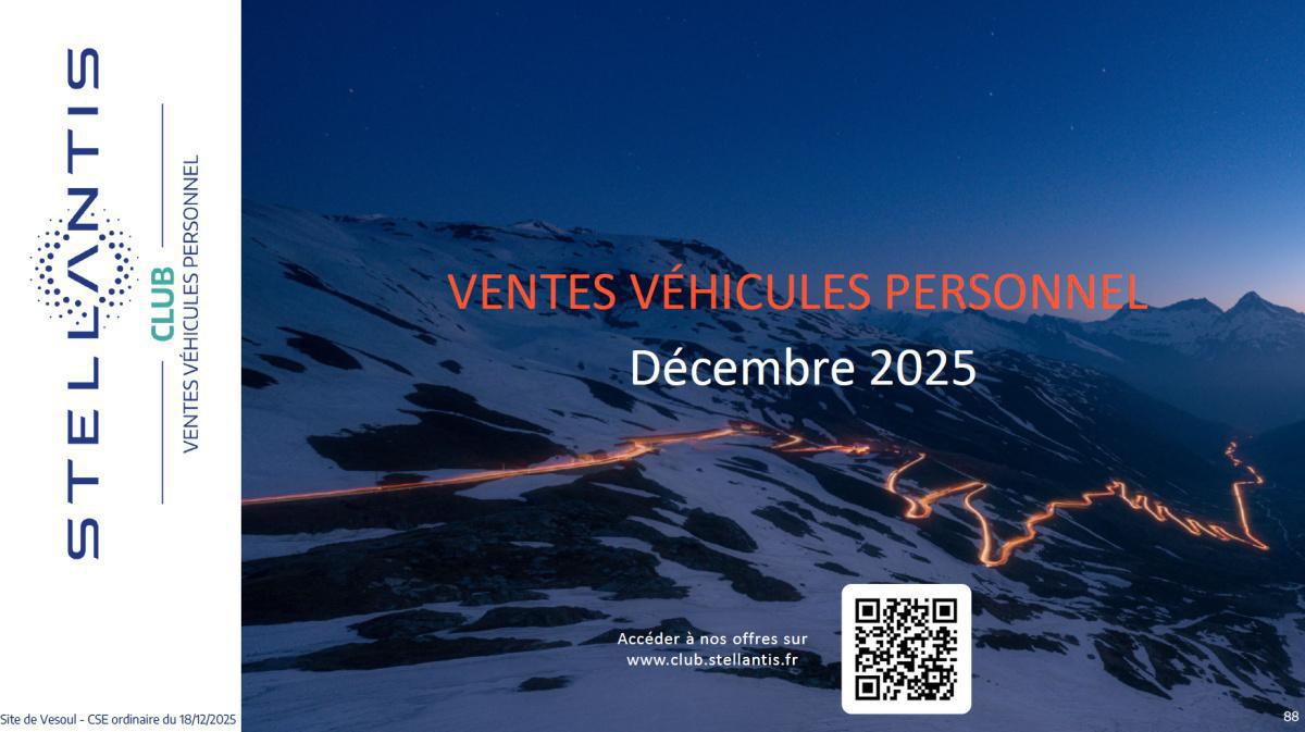 Quelques données et infos suite au CSE du 18 Décembre