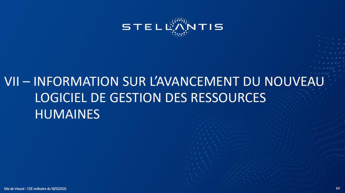 Quelques données et infos suite au CSE du 18 Décembre