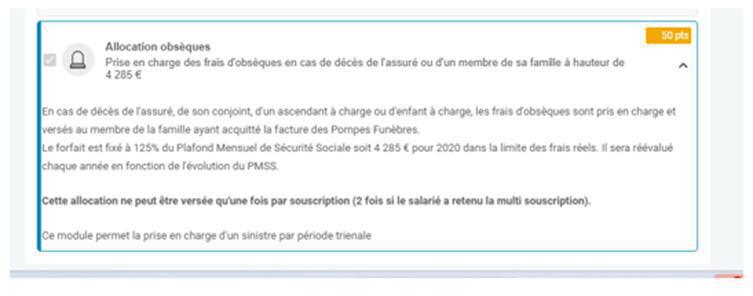 URGENT OPTIONS PREVOYANCE 