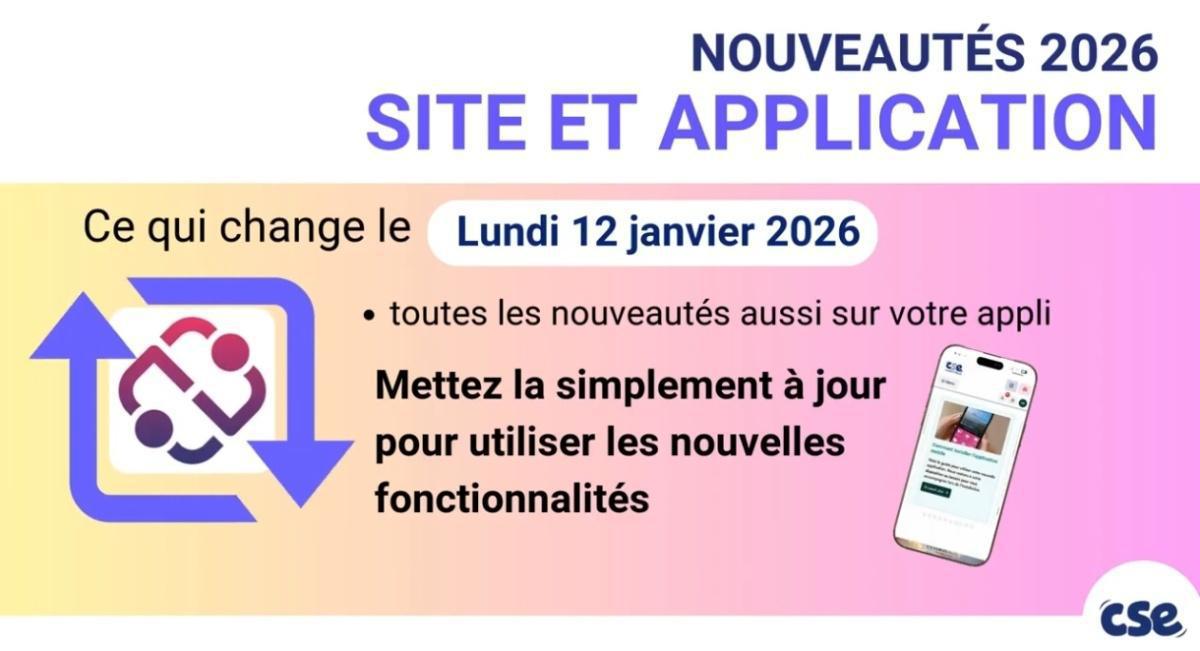 SX/BP : inFO CSE 👌😉...du nouveau sur le site et l'Appli, des offres et des promos 