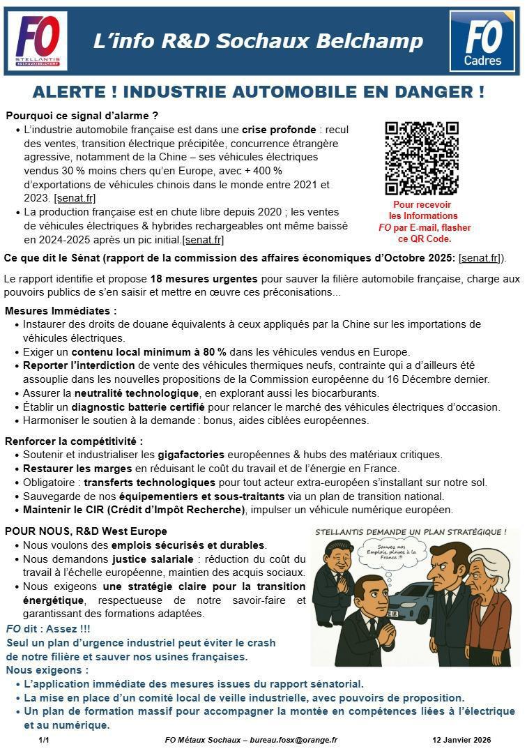 L'industrie Automobile en danger...