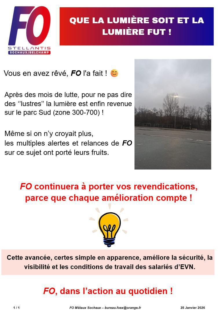 ...et la lumière fut !