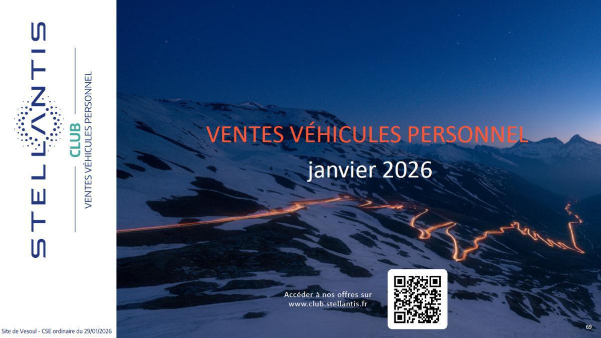 Quelques données et infos suite au CSE du 29 Janvier 2026