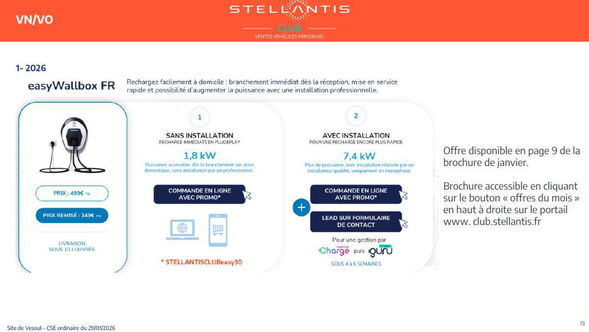 Quelques données et infos suite au CSE du 29 Janvier 2026