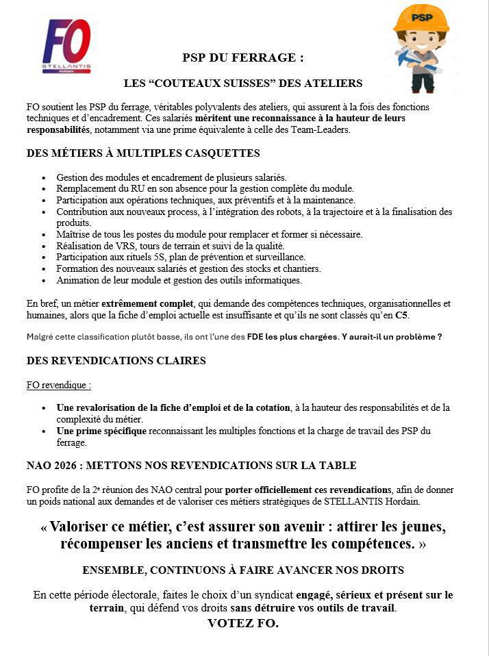 TRACT SPECIAL "PSP/CARRISTE" DU 03/02/26 