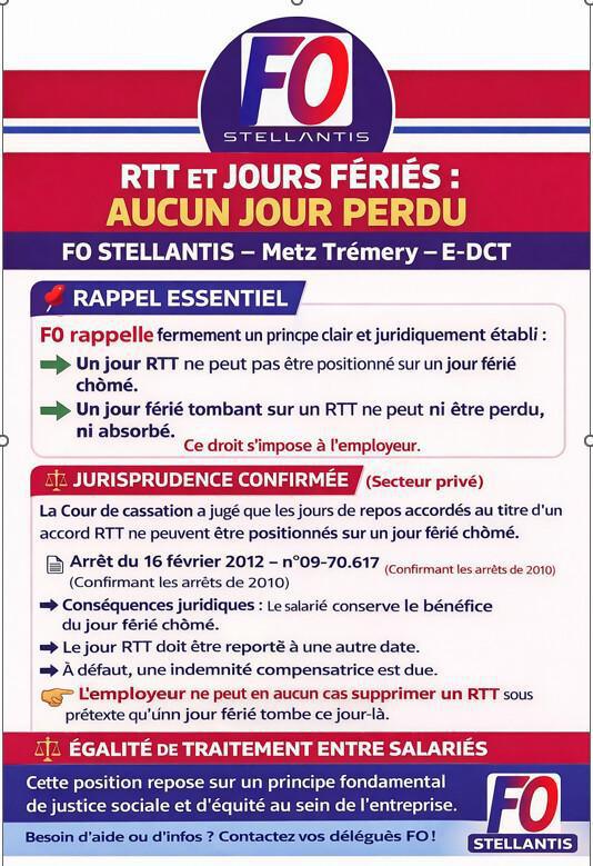 RTT et jours fériés