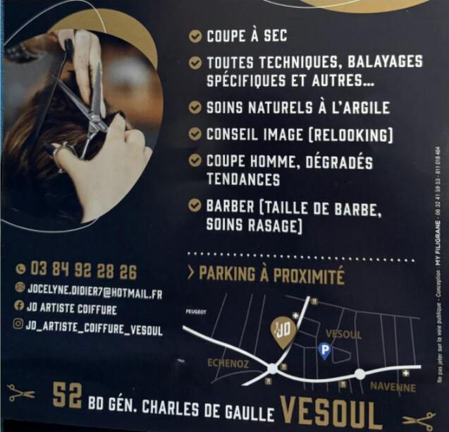 Partenaire JD Artiste Coiffure