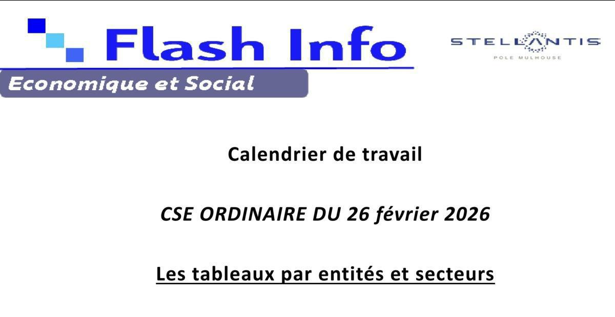 MU: TABLEAU DES ENGAGEMENTS DES USINES