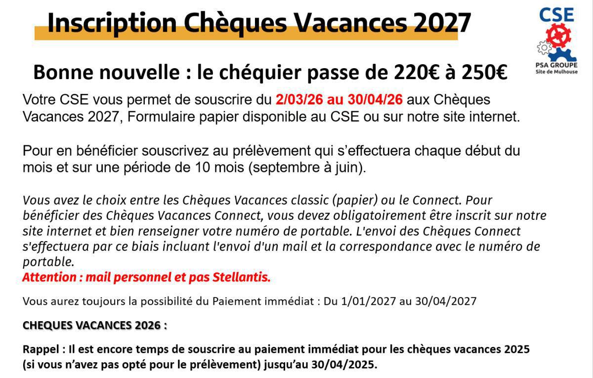 MU : LE CSE PROTEGE VOTRE POUVOIR D'ACHAT