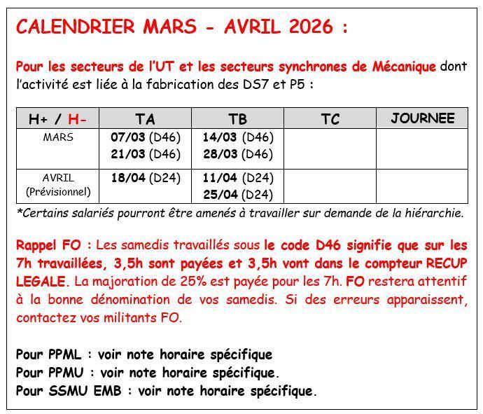 MU: CSE ORDINAIRE du 26 FEVRIER 2026