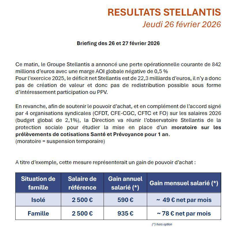 COMPTE-RENDU CSE DU 26 FEVRIER 2026